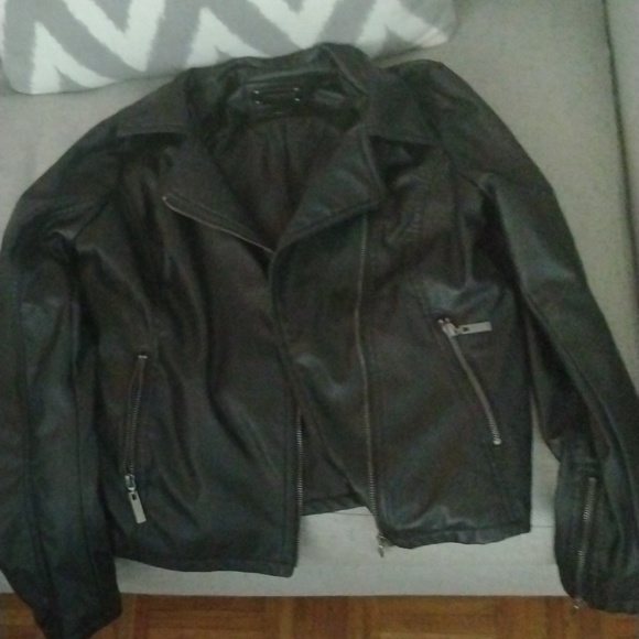 Francescas Black Feux Leather Jacket - Picture 1 of 2